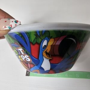 Vintage 2007 Kellogg’s Froot Loops Cereal Bowl | Toucan Sam | 6" Plastic Collect